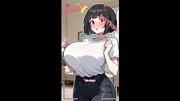 My Girlfriend Streaming Career [ CUCKOLD Hentai Game ] Ep.6 NTR fantasy is getting him HARD !