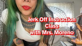 Jerk Off Instruction & Edging Class with Mrs. Moreno