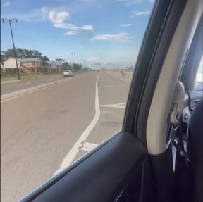 Risky Public Car Sex on a Busy Highway - Amateur Couple's POV Adventure