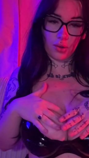 Big Boobs Goth JOI   Clip 1