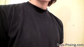 Jay Marx fills a bowl with warm piss and a sticky cum load
