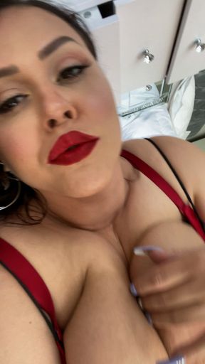 Juicy Fruit 3: Sexy Latina BBW Squirts & Masturbates With The Windows Open