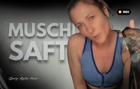 Muschisaft im Sportslip: Schön angeleckt