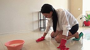 heels fly off one by one