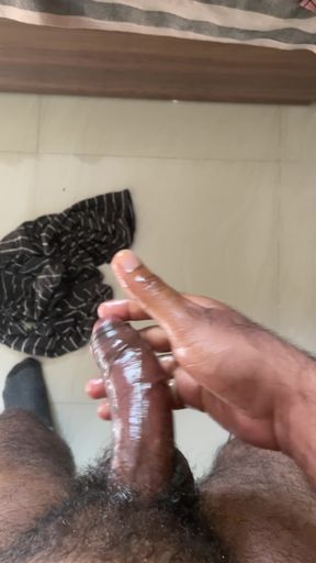 Penis oil massage