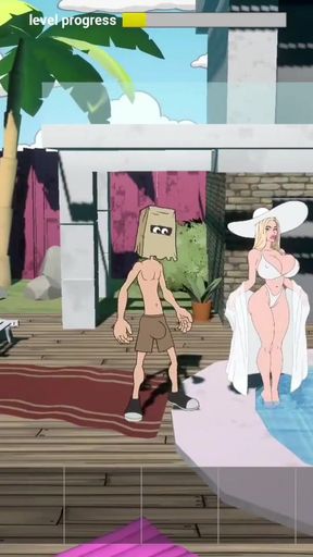 Fuckerman Sunset bitch - The summer heat and the women are in bikinis and sexy   Clip 3