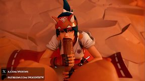 Kiriko blows Futa Ashe