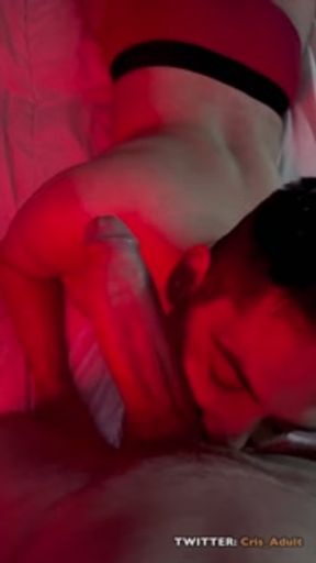 At a party, a friend sucks my cock deep. And wants me to fuck him
