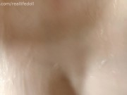 Girl is frozen in the shower and gets fucked