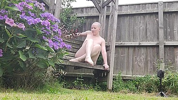 I do so love the feel of fresh air on my naked skin, even when it is trying to rain on us! Behind the scenes shooting with DG...