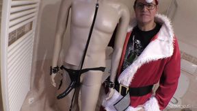Samantha Rone Explosively Orgasms with Dual Toys, Giving Santa a Merry Cum Flood!