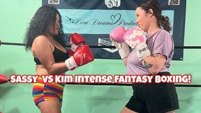 Sassy Savage VS Kim Chi Intense Fantasy Boxing!