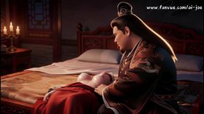 Cuckold Husband Watches Fat Bull Fuck His Blindfolded Red Concubine Ai-generated