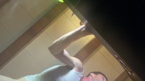 Clear View up at My Two Handed Jerk Motion