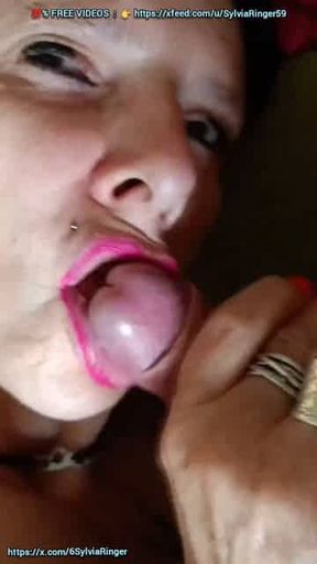 Sylvia Ringer : Handjob on my lips