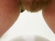 Girl pees standing