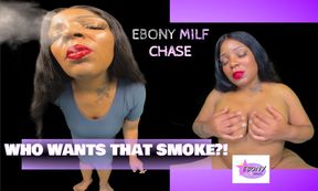 Smoking Hot Ebony Stepmom Chase - MILF Smoking Fantasy [Passthrough]