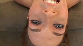 Crissy Cums takes a gigantic cock in various positions