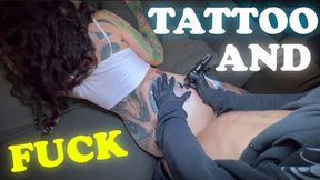 Tattooed artist fucks close-up with big booty Latina