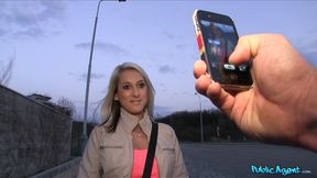 Public Agent - Lying Agent Convinced Blond Hair Babe To Have Intercourse On Command 1