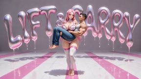 Lift & Carry - Blizzard Car Breakdown Turns Into Cradle Carry Truck Creampie (Erotic Audio)