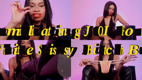 Humiliating JOI For A White Sissy Bitch Boi- Ebony Femdom Goddess Rosie Reed White Boi Sissy Humiliation Feminization Gooning