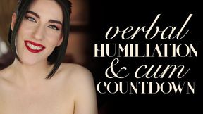 Verbal Humiliation & Cum Countdown