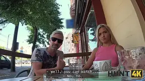 Hot blonde goddess has all holes used by stranger she met