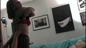 A Lesbian Session on the Couch for These Two Sluts.