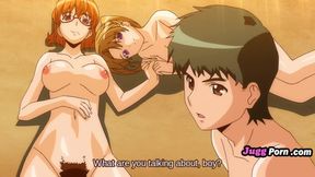 Stepdad seduces young stepsister at beach paradise - Teens uncensored hentai action