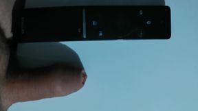 I compare the TV remote to my penis after 4 days of hardcore combo party.