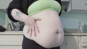 Sexy fat belly play