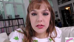 Pillow humping teen loves dirty talk