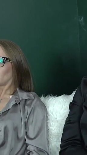 Office Smoking Sluts 101