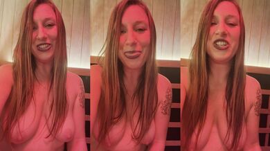 Sexology in the Sauna: Topless Shoshanna Blanca AKA Mary Magdalene Pornstar Explains the Difference Between Dick, Cock, and Penis