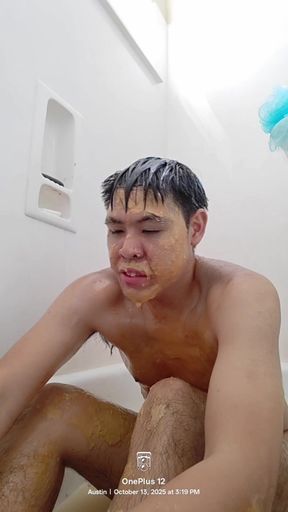 Indulgent Solo Peanut Butter Syrup Bath: A Sensual, Messy Experience