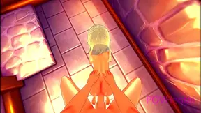 Elven Maidens Steamy Bath Encounter Ignites Forbidden Desire in Magical Realm