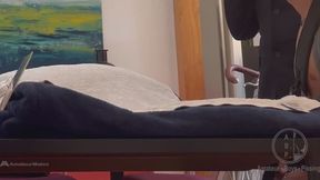 Doctor Examines Young Patient During Home Visit in Front of Step-Daddy - full uncut version
