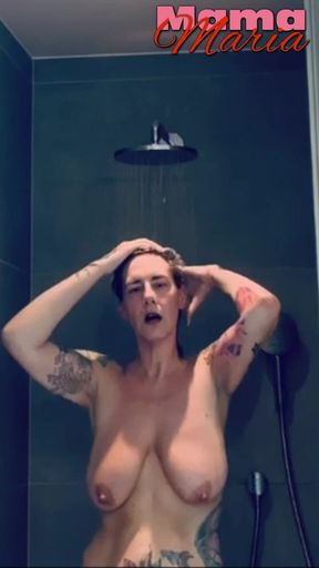 MILF Steamy Shower