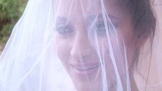 Bride and Bridesmaid Make Final Stand before Wedding