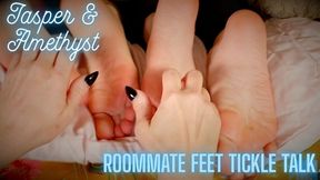 Jasper & Amethyst Roommate Feet Tickle Talk 720p