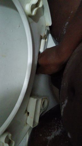 College Student in Hostel Bathroom hand job 2   Clip 2