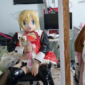 Roll Cosplay Kigurumi Double Layered Breathplay and Vibraitor