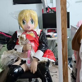 Roll Cosplay Kigurumi Double Layered Breathplay and Vibraitor