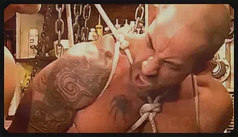 Adam Faust Gay Porn: Muscled Man Surrenders to Painful Humiliation