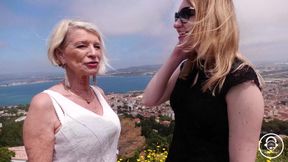 Young Couple Fucks GILF First Time with a 70 Yo Slut!