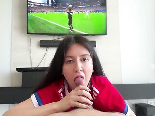 The Football World Championship is over and Katty West shows u what the "Hydration break" was supposed to look like
