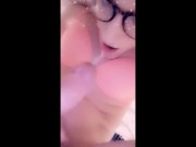 Super skinny Trap/Sissy self facial with Vib (2:47 is the money)