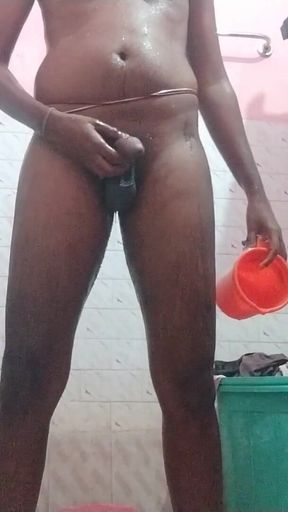 Tamil10inchesbbc Sexy Bath Show
