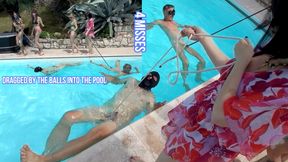 Cleo Domina - Dragged by the balls into the pool - 4 Misses